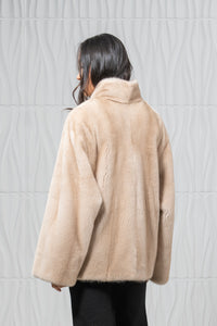 Palomino Mink Fur Short Jacket - Women&