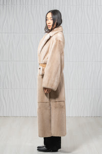 Palomino Mink Fur Coat - Women&