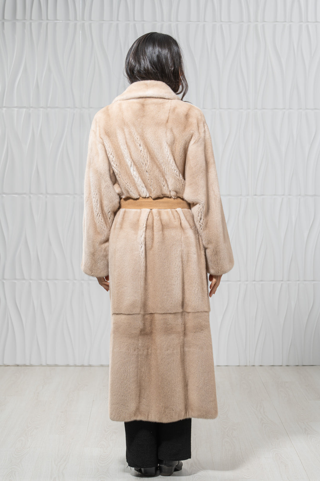 Palomino Mink Fur Coat - Women&