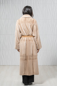 Palomino Mink Fur Coat - Women&