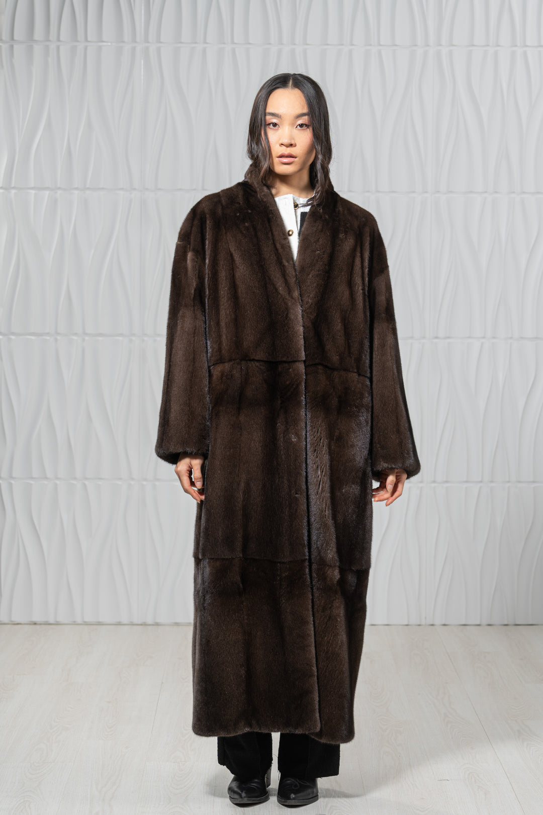 Star Light Mink Fur Coat - Women&