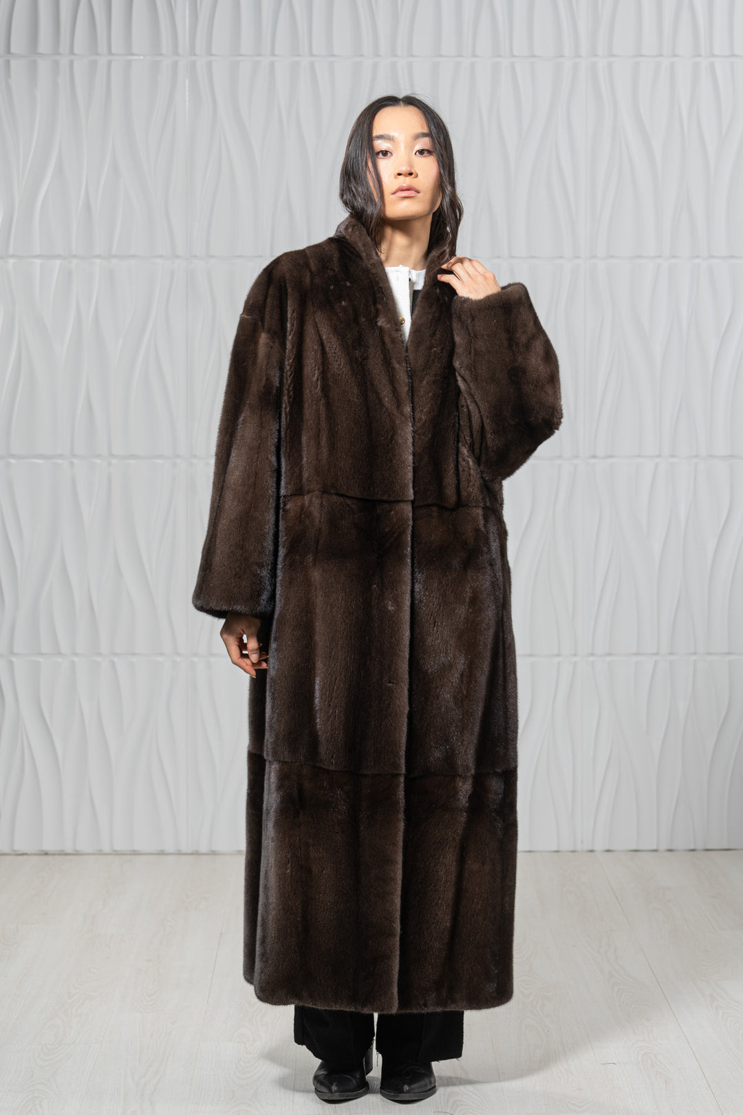 Star Light Mink Fur Coat - Women&