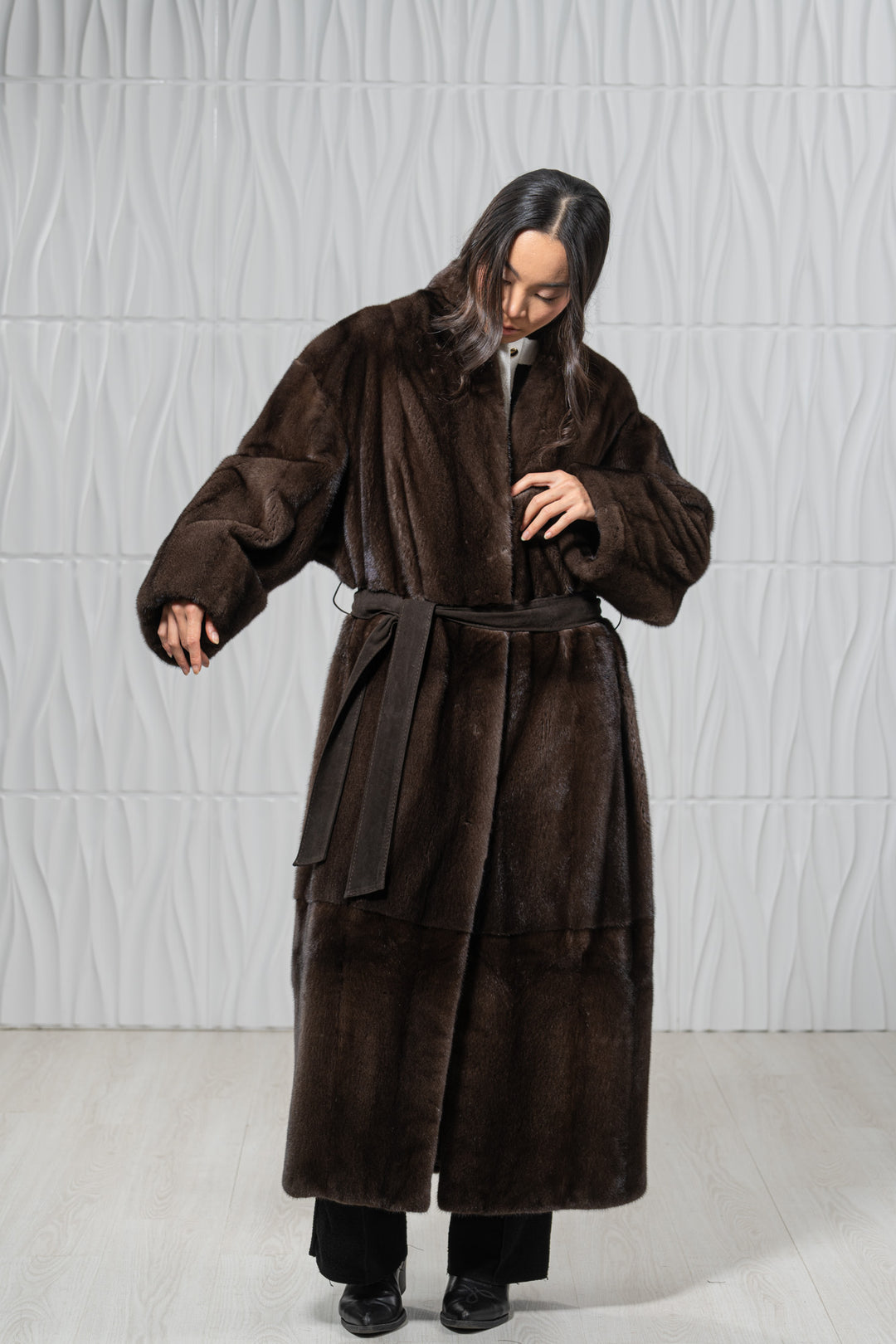 Star Light Mink Fur Coat - Women&