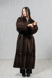 Star Light Mink Fur Coat - Women&