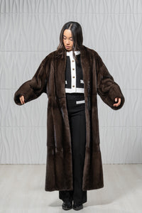 Star Light Mink Fur Coat - Women&