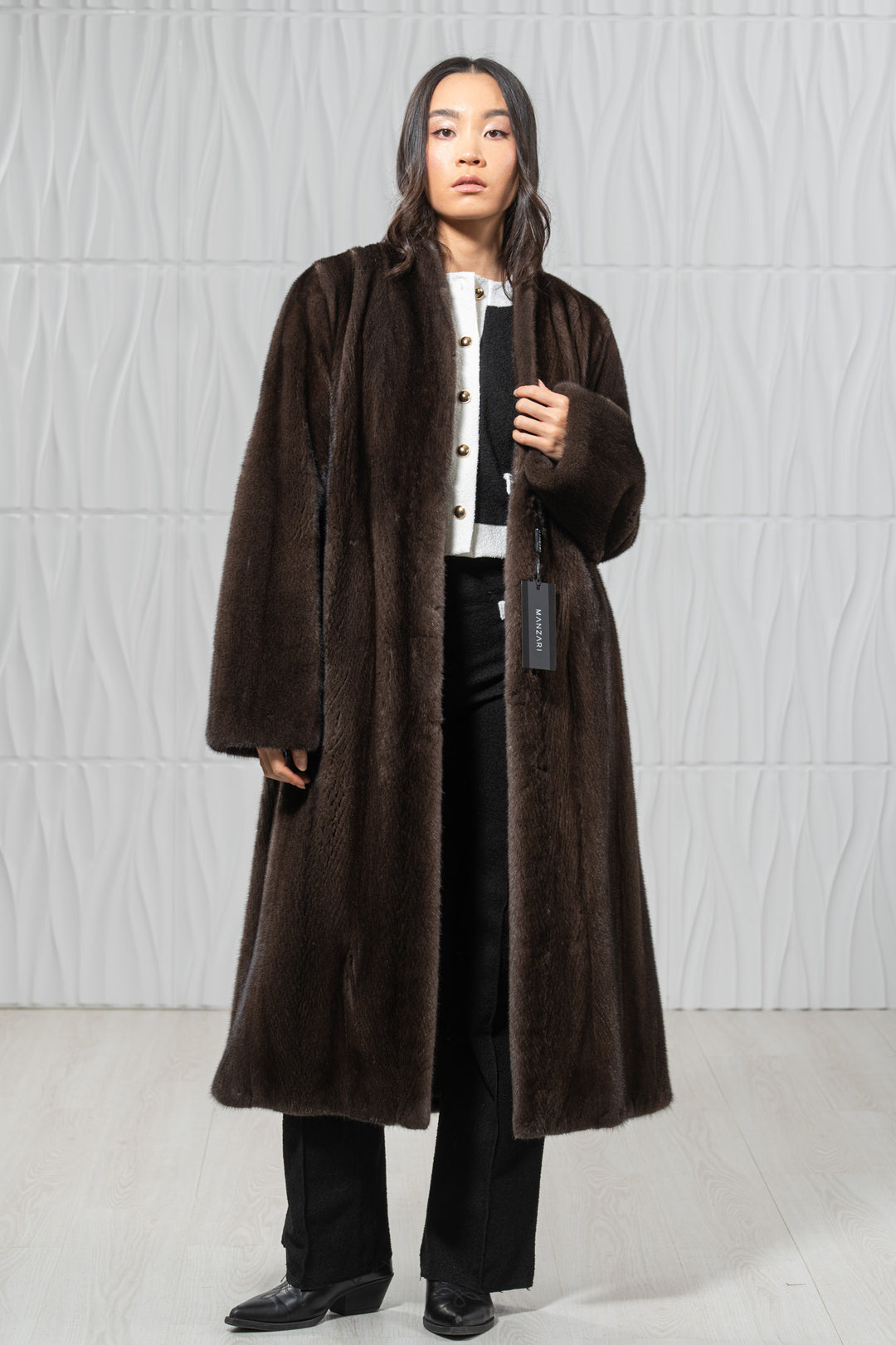 Star Light Mink Fur Coat - Women&