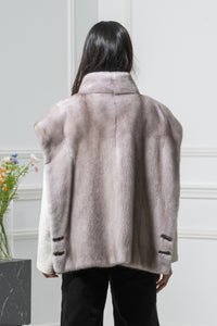 Silver Blue Mink Fur Vest - Women&