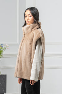 Palomino Mink Fur Vest - Women&