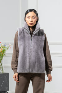 Sapphire Mink Fur Vest - Women&