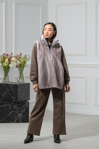 Silver Blue Mink Fur Vest - Women&