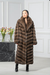 Platinum Russian Sable Coat - Women&