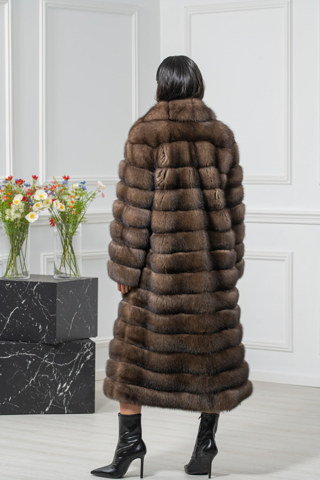 Platinum Russian Sable Coat - Women&