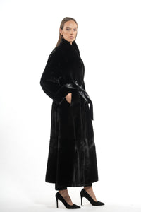 Mink Female Blackglama Coat S/S 24M4133 Slits