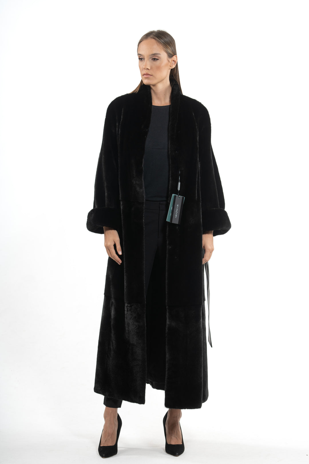 Mink Female Blackglama Coat S/S 24M4133 Slits