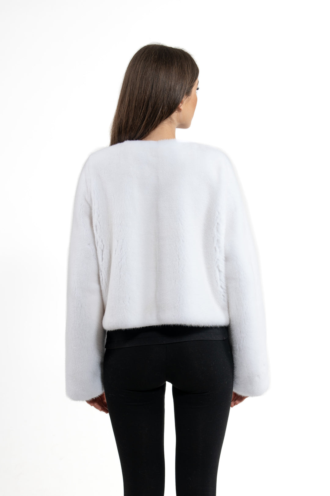 Classic White Mink fur coat by manzari