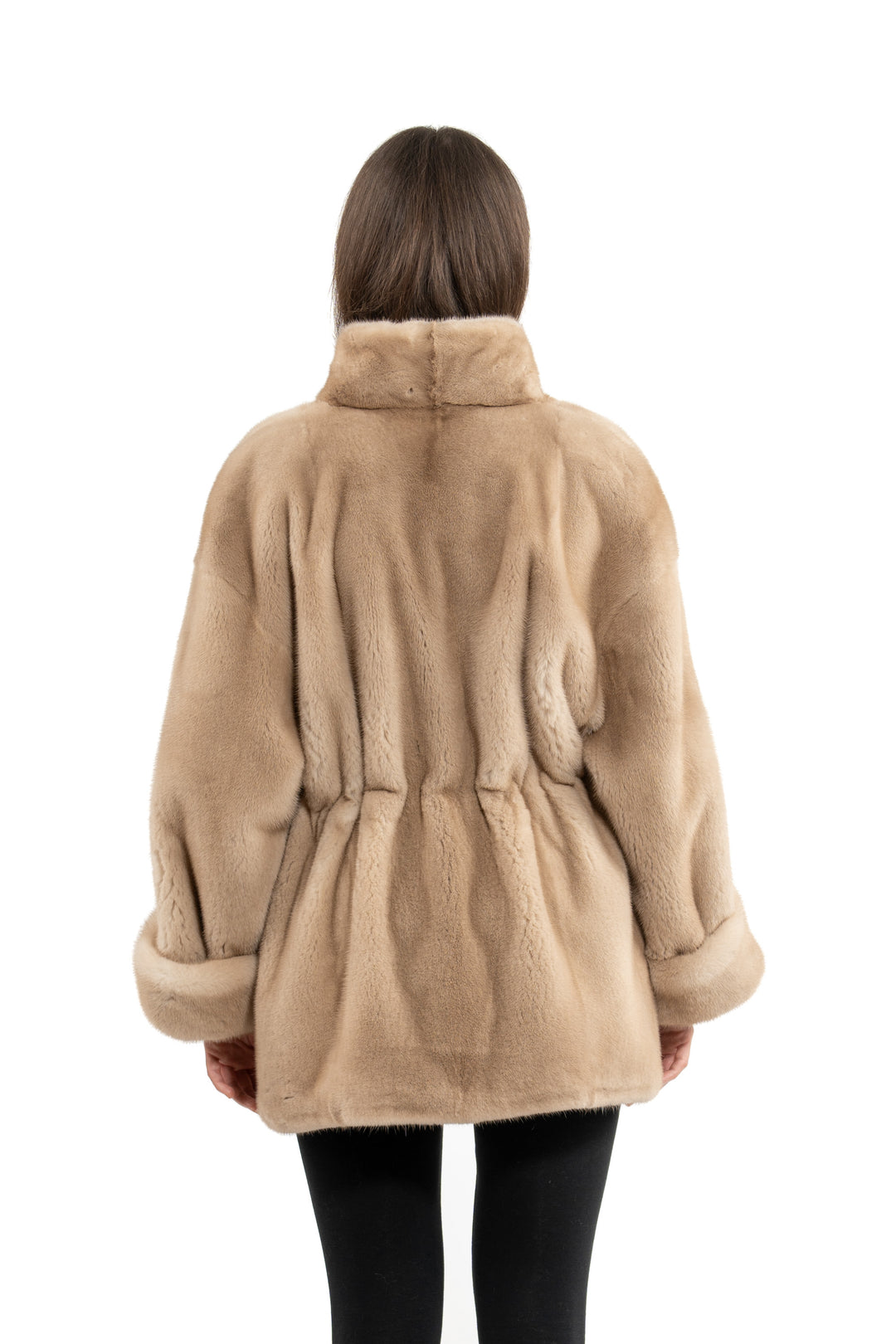 High-quality Palomino Mink fur coat for luxury lovers