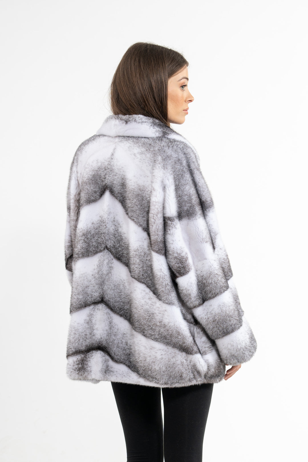 Exclusive Blackcross Mink fur coat by manzari