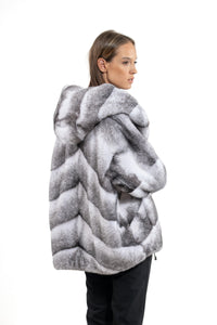 Premium Blackcross Mink fur coat for a sophisticated style