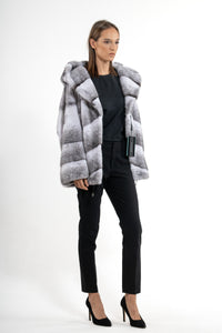 Manzari Blackcross Mink fur coat for a timeless appeal