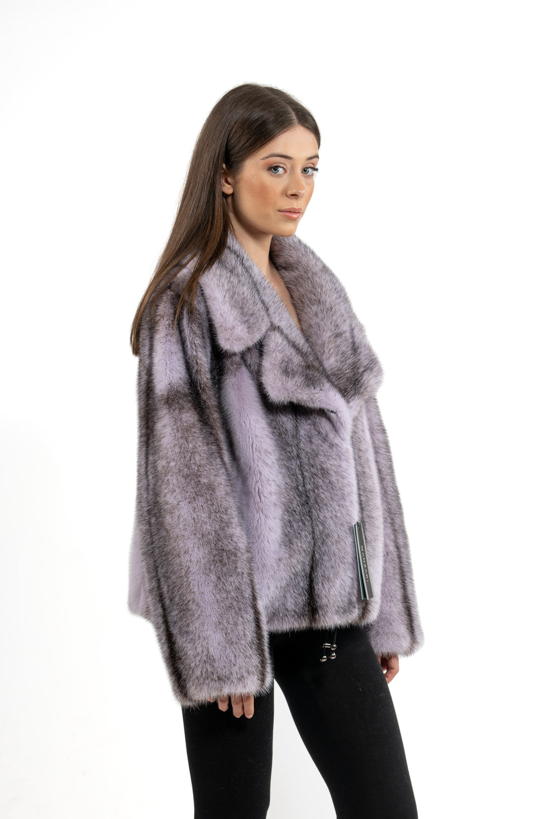 Mink Male Lilac Cross Long Hair Short Jacket L/O 22M5426