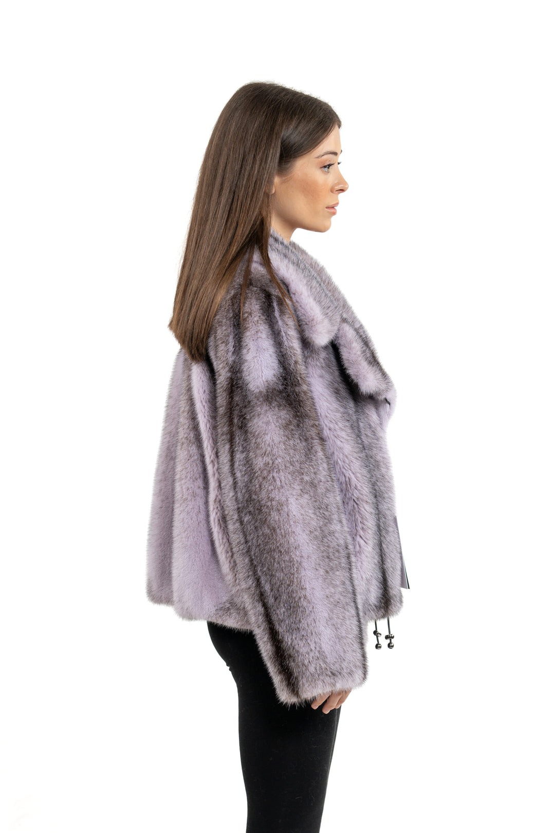 Mink Male Lilac Cross Long Hair Short Jacket L/O 22M5426