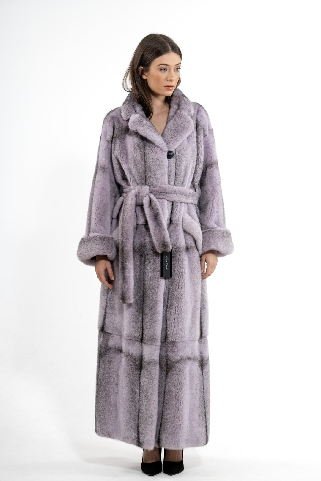Premium Lilac Mink fur coat for a sophisticated style