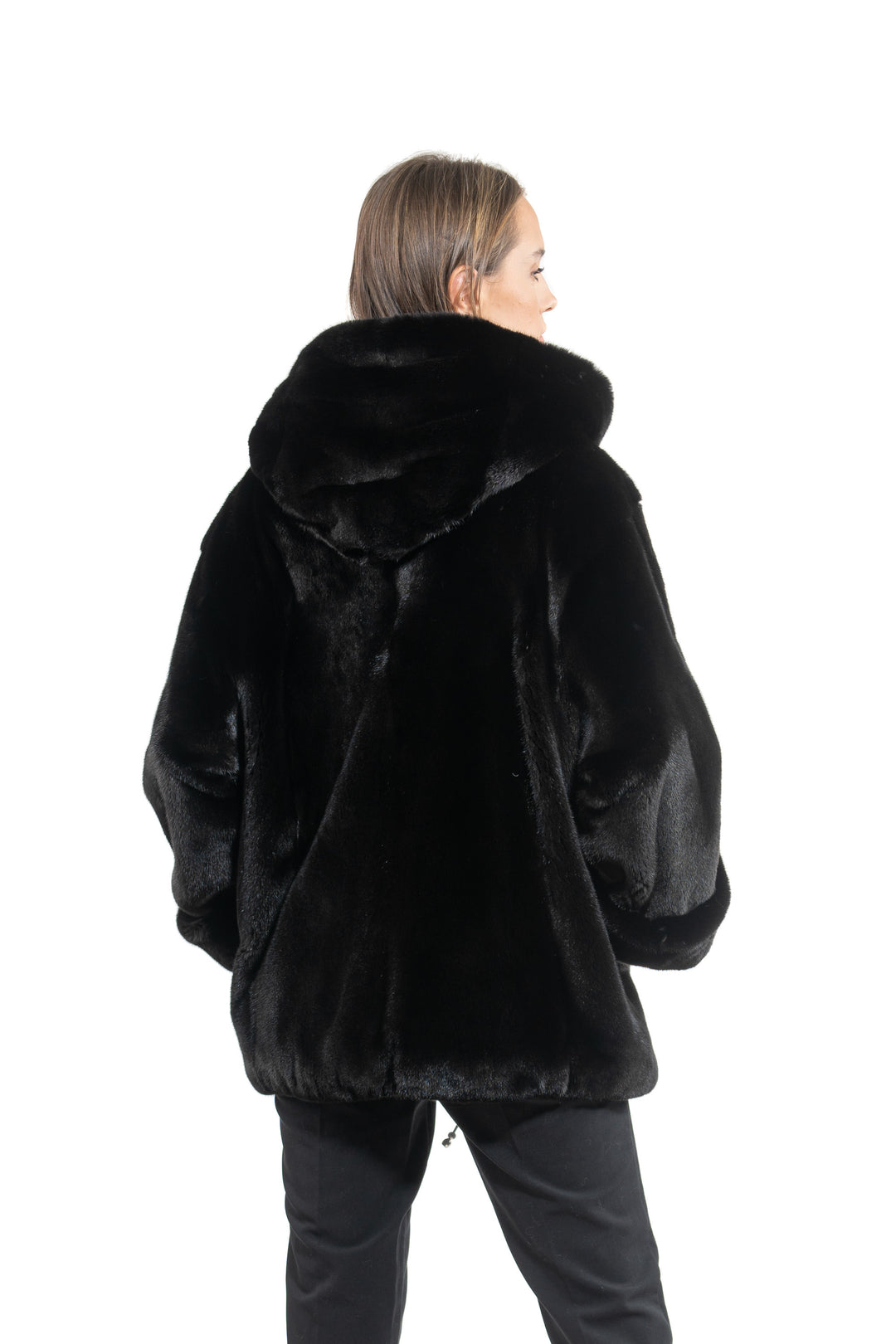 Elegant Blackglama Mink fur coat for a refined look