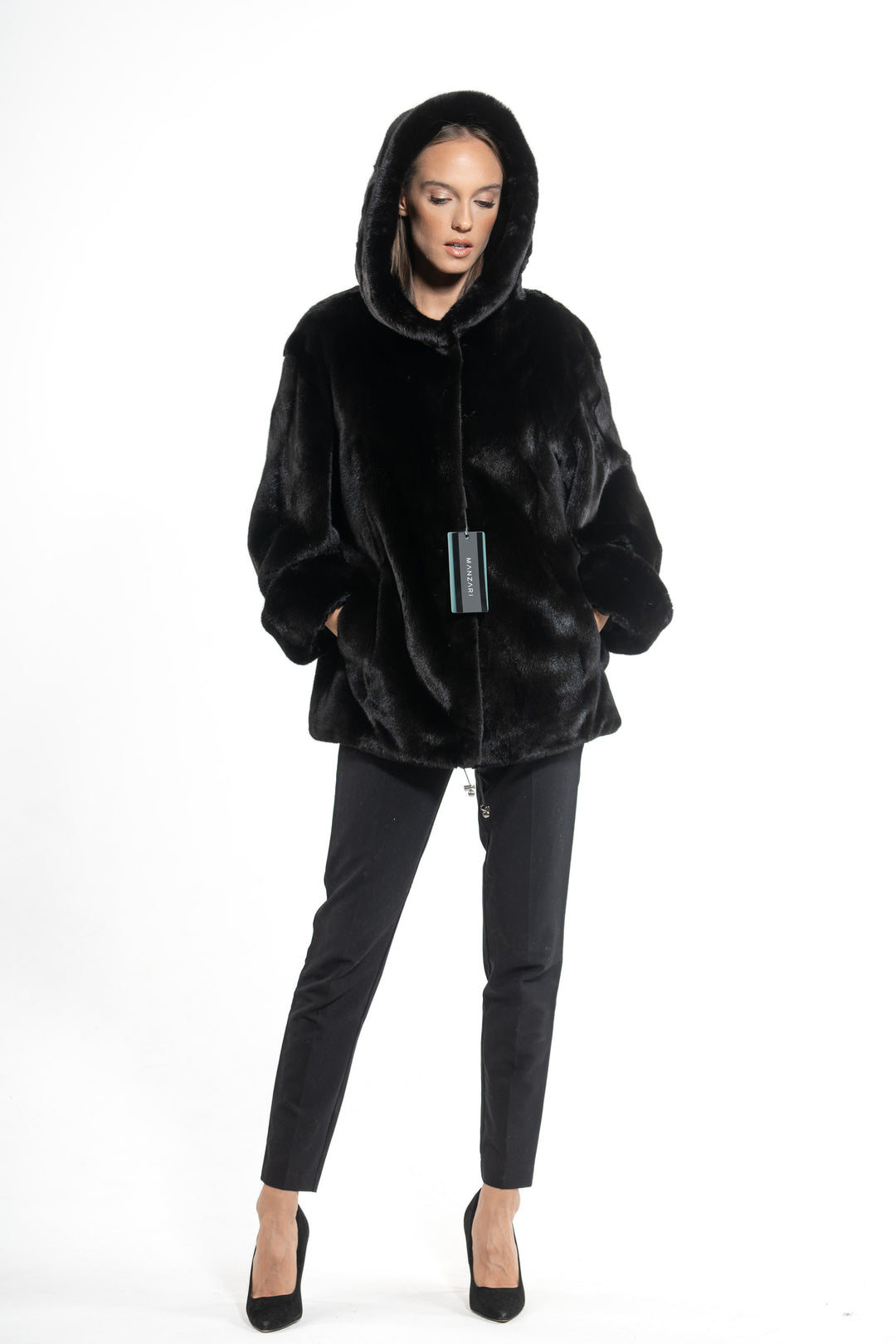 Premium Blackglama Mink fur coat for a sophisticated style