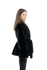 High-quality Blackglama Mink fur coat for luxury lovers