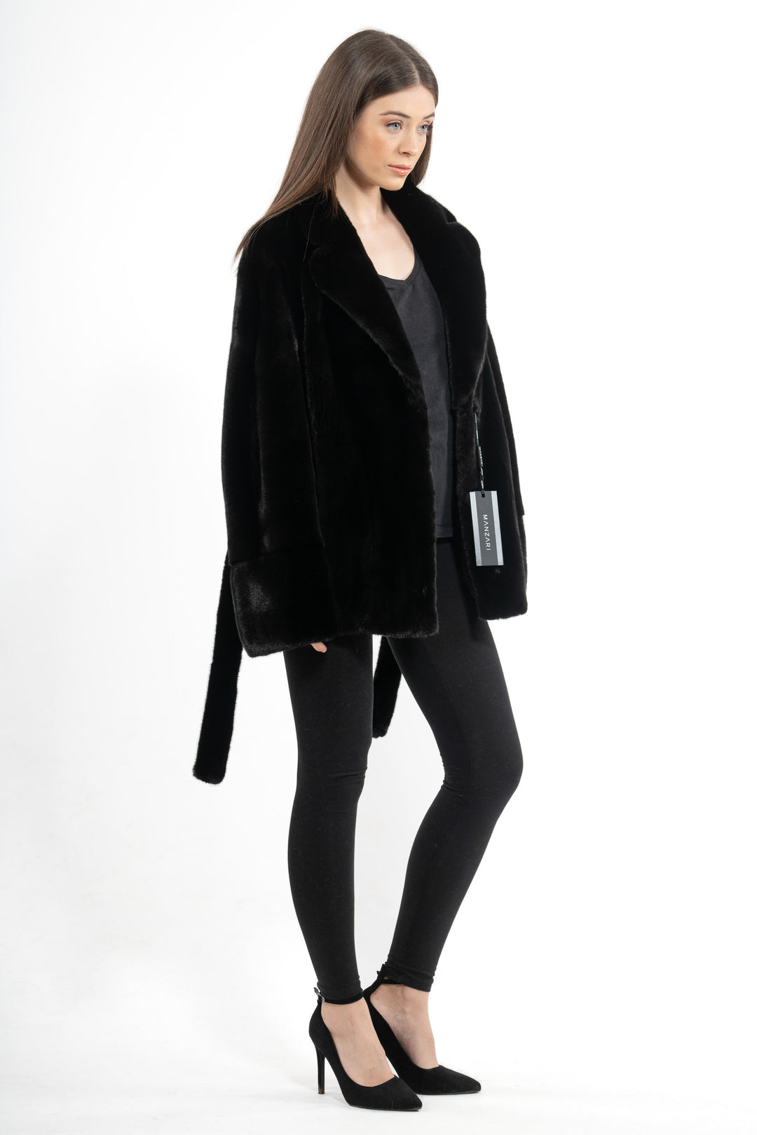 Premium Blackglama Mink fur coat for a sophisticated style