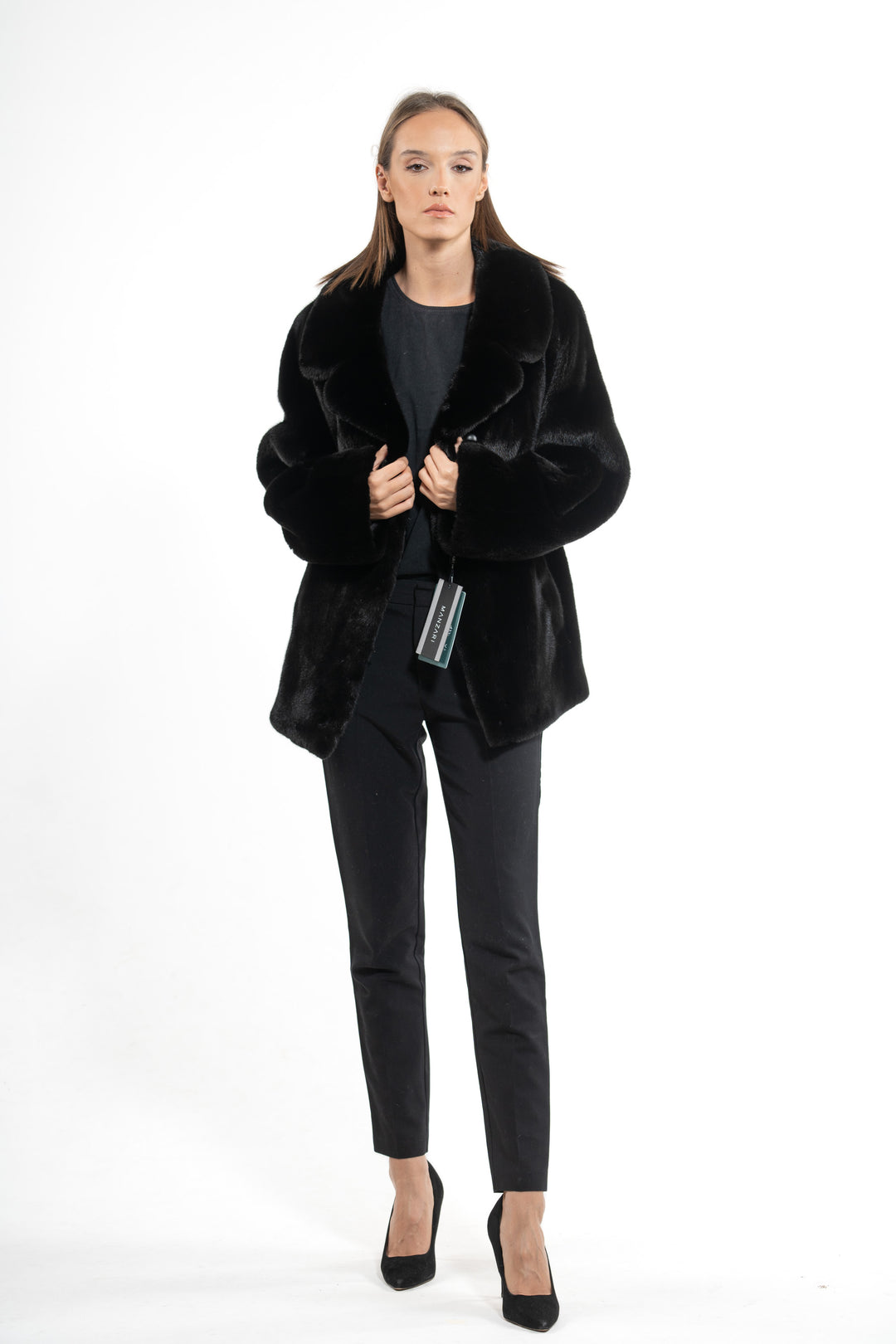 Premium Blackglama Mink fur coat for a sophisticated style