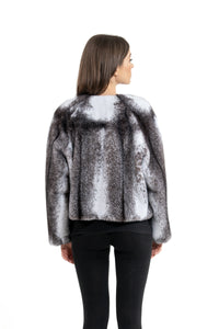 Manzari Blackcross Mink fur coat for a timeless appeal
