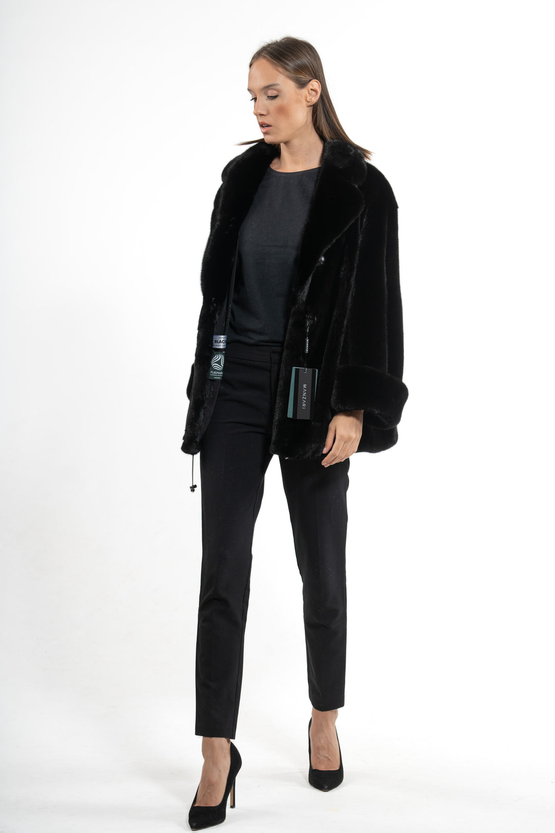 High-quality Blackglama Mink fur coat for luxury lovers