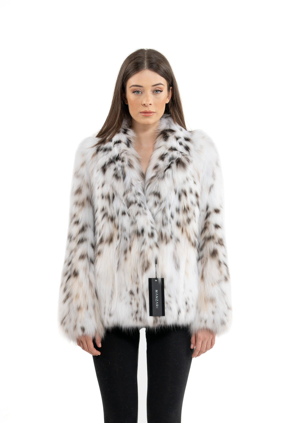 Bobcat Full Belly Natural Long Hair Short Jacket L/O 24M4910