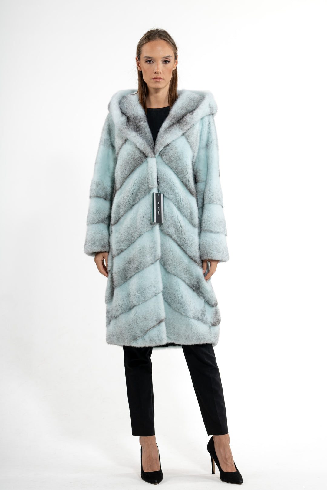 Classic Turquoise Mink fur coat by manzari