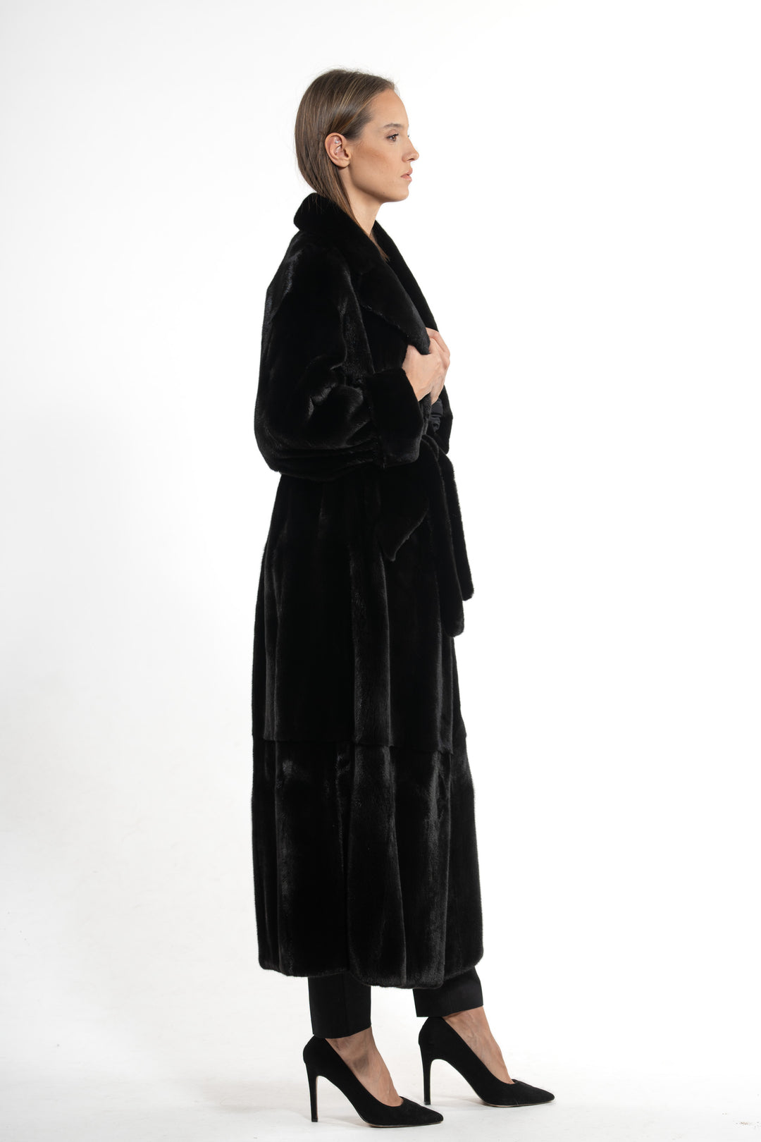 Elegant Blackglama Mink fur coat for a refined look