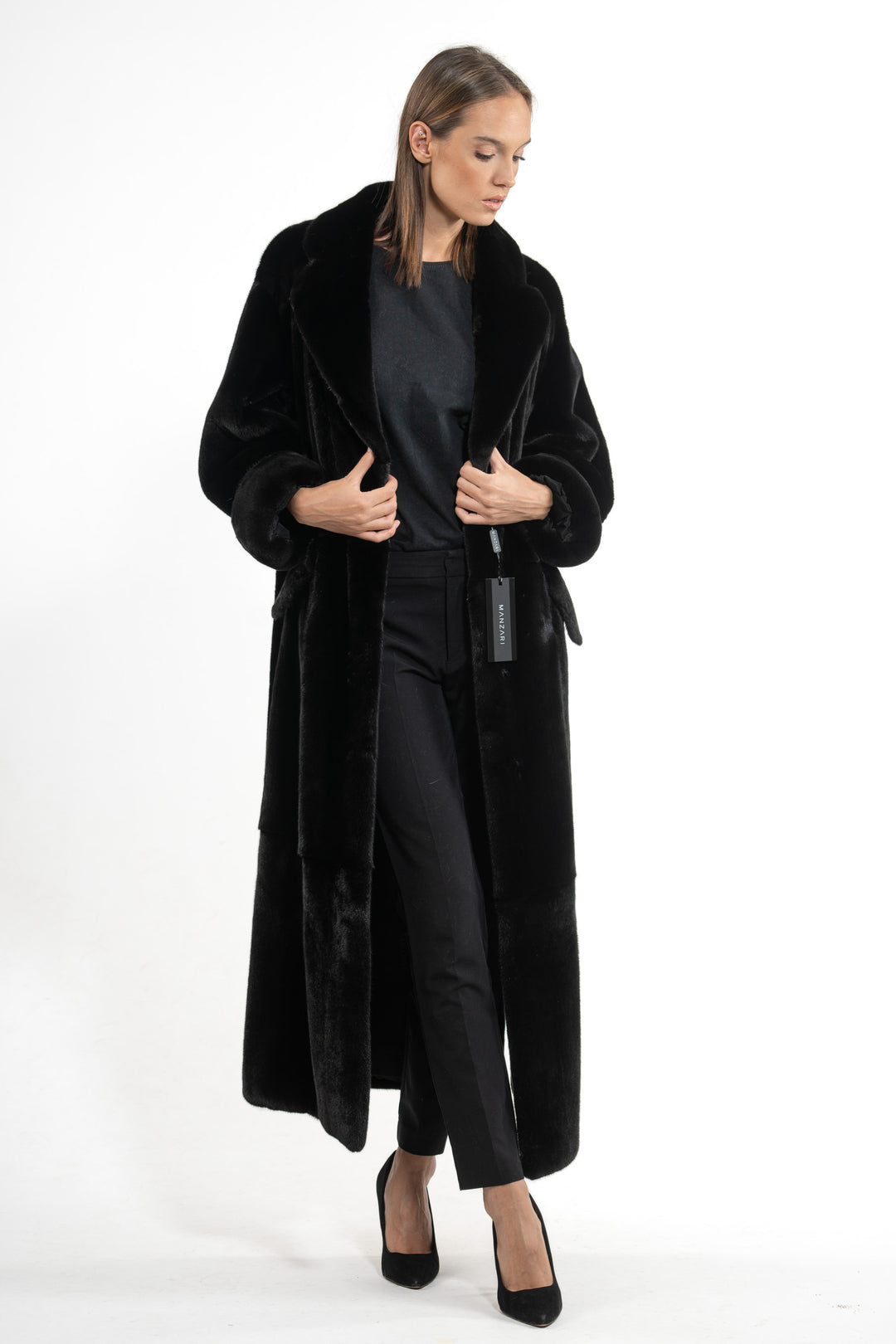 Classic Blackglama Mink fur coat by manzari