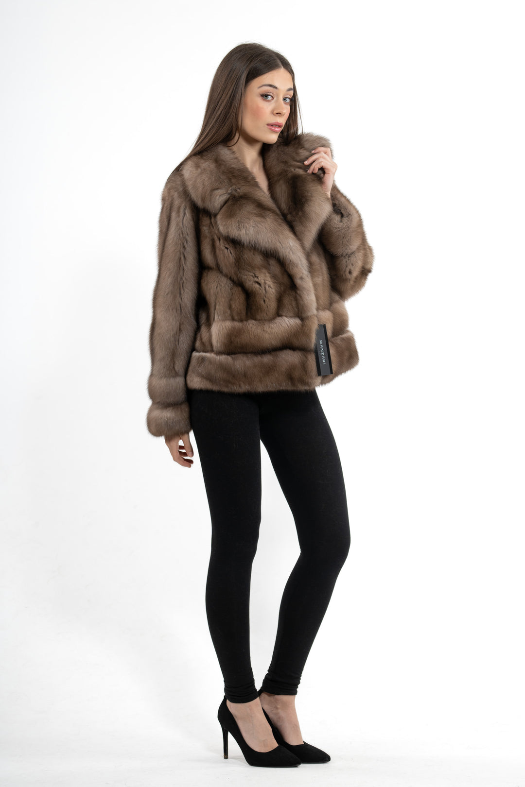 Exclusive Lavander Russian sable fur coat by manzari