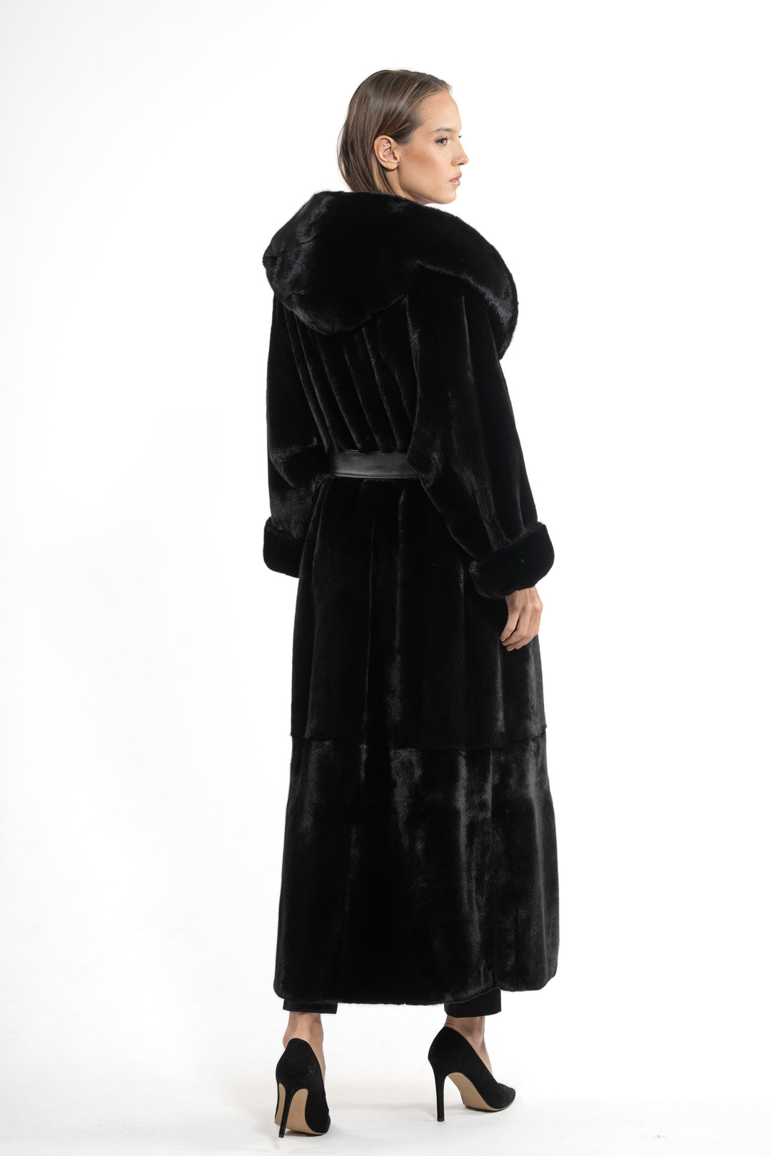 Elegant Blackglama Mink fur coat for a refined look
