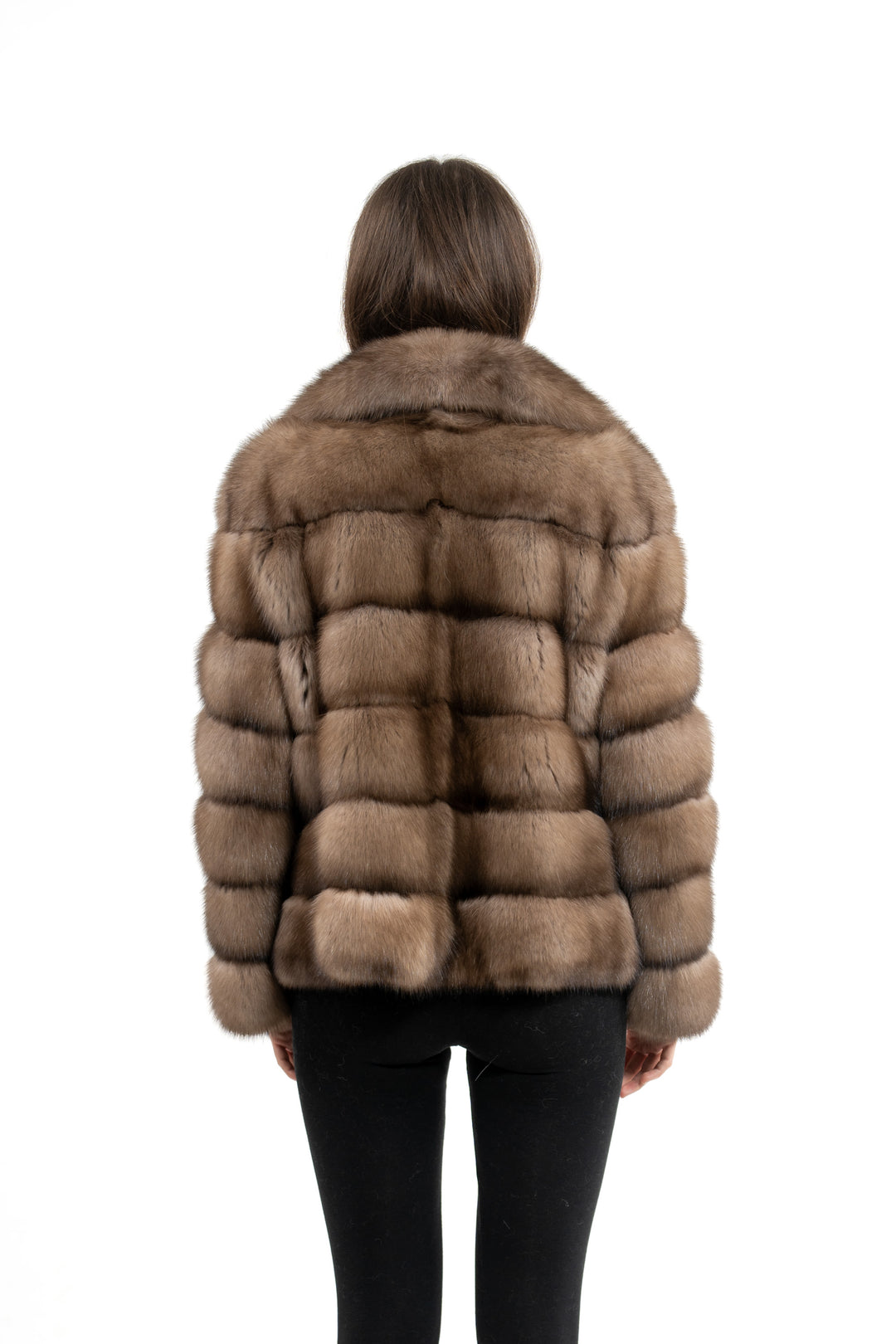 High-quality Platinum Russian sable fur coat for luxury lovers