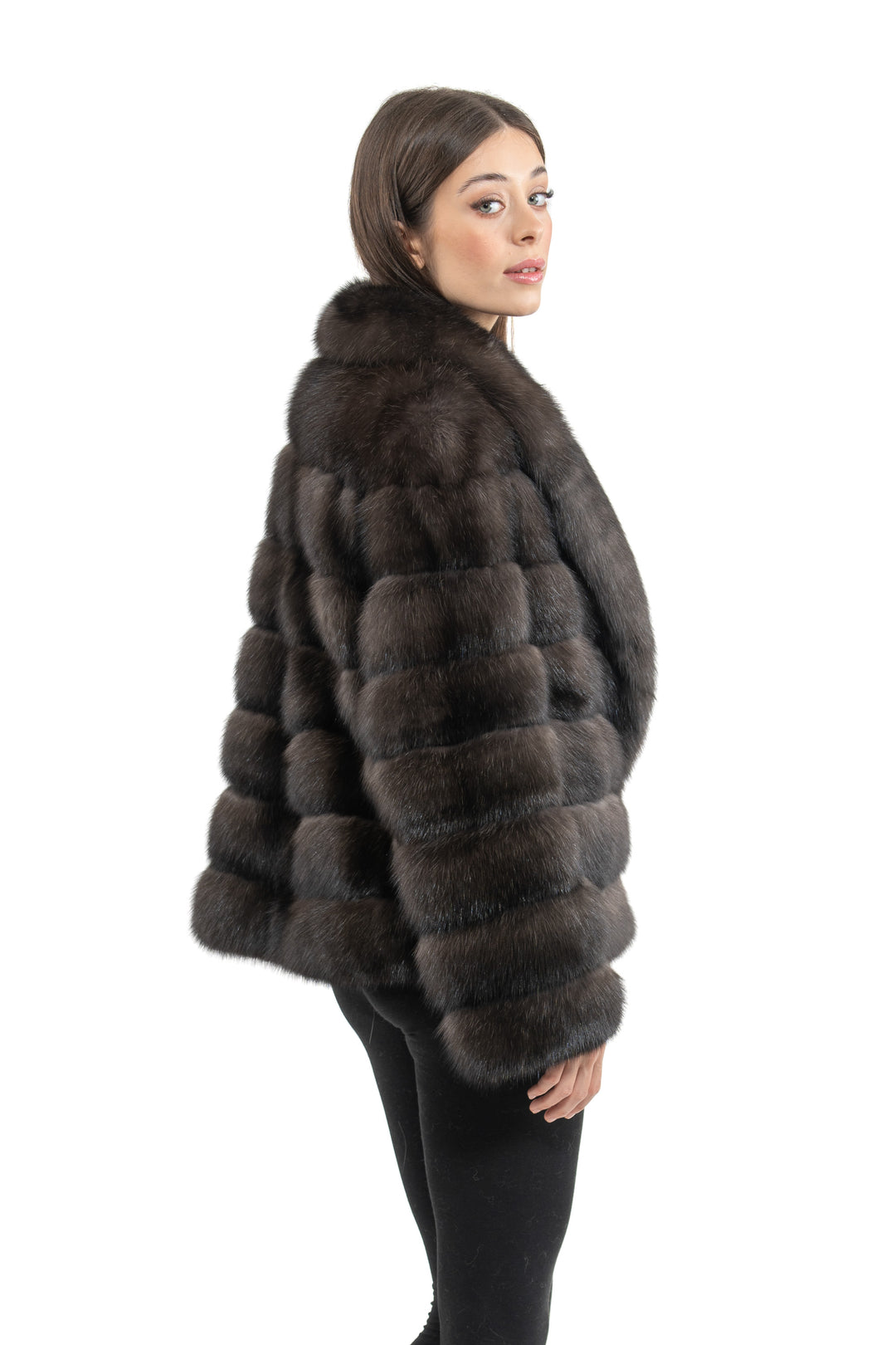 Exclusive Carbonio Russian sable fur coat by manzari