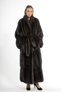 Elegant Carbonio Russian sable fur coat by manzari