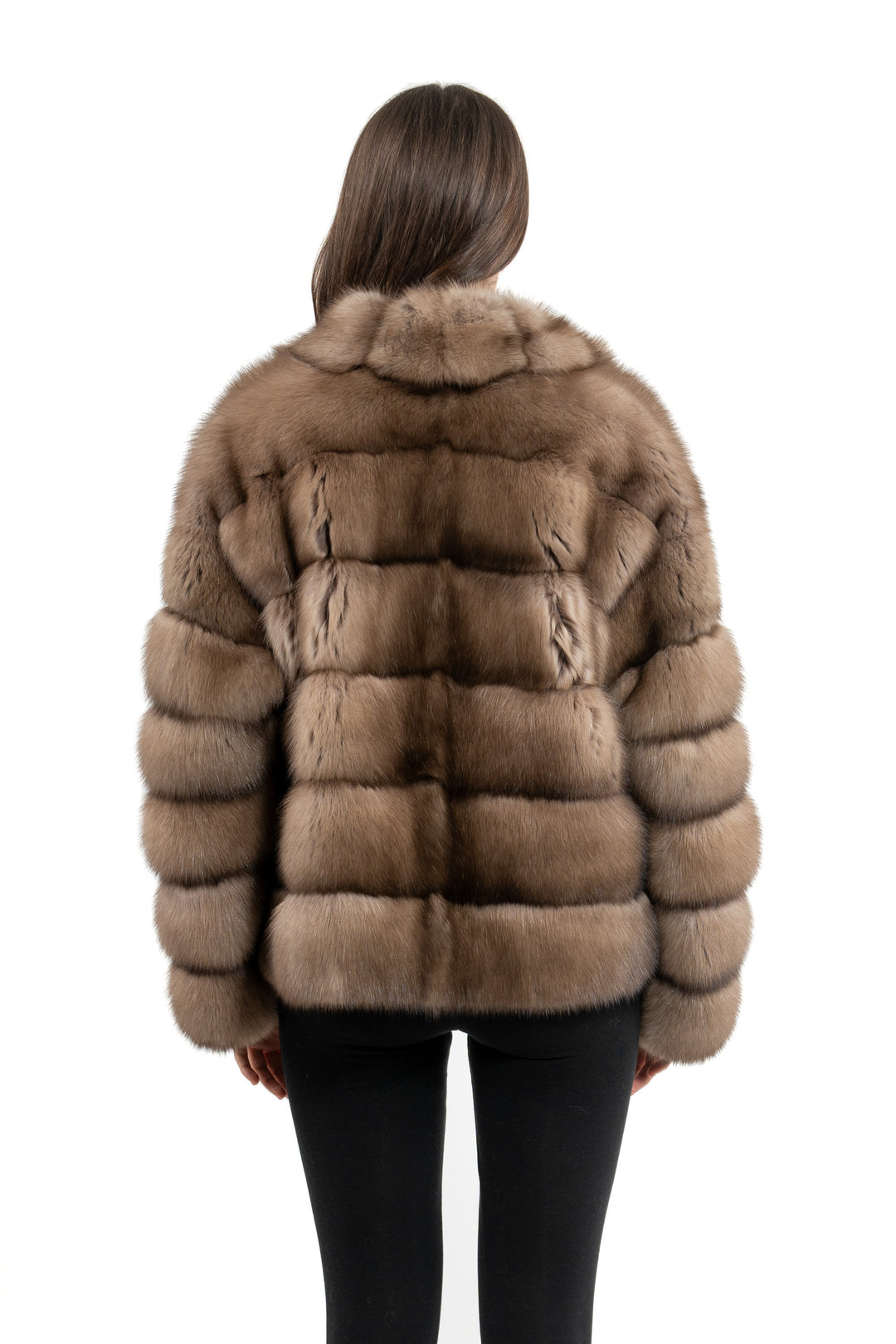 Sophisticated Lavander Russian sable fur coat for special occasions