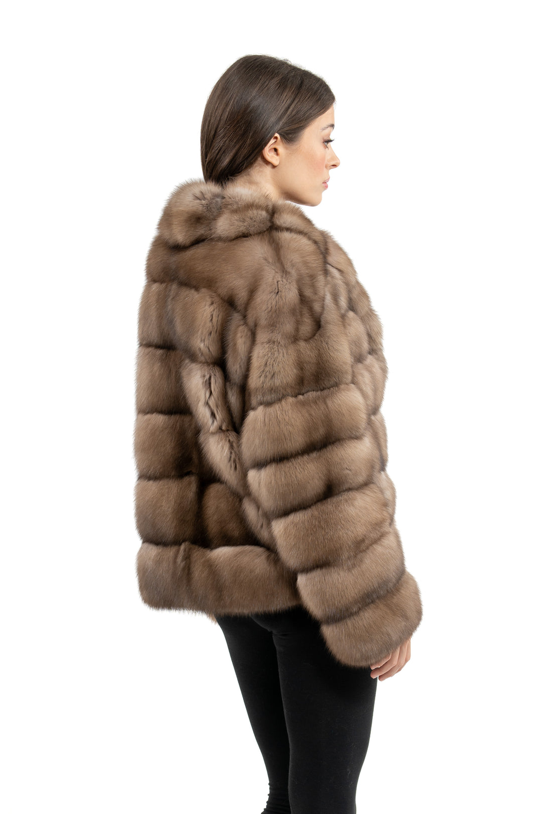 Exclusive Lavander Russian sable fur coat by manzari