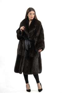 Sophisticated Carbonio Russian sable fur coat for special occasions