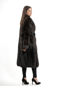 Elegant Carbonio Russian sable fur coat by manzari