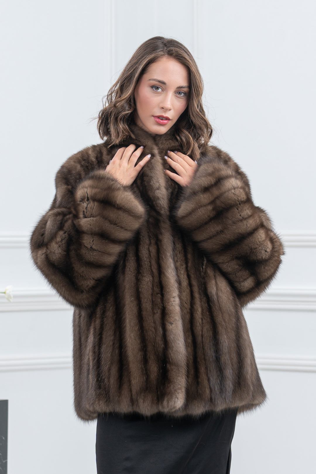 Platinum Russian Sable Fur Short Jacket - Women&