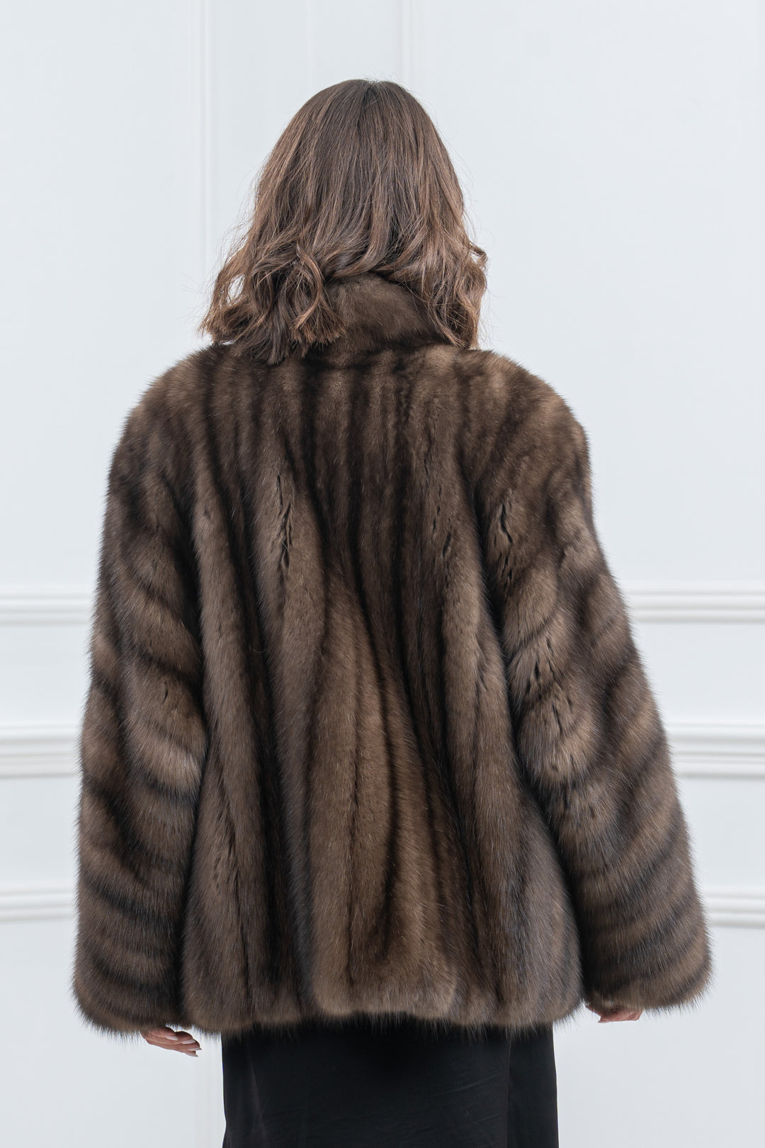 Platinum Russian Sable Fur Short Jacket - Women&
