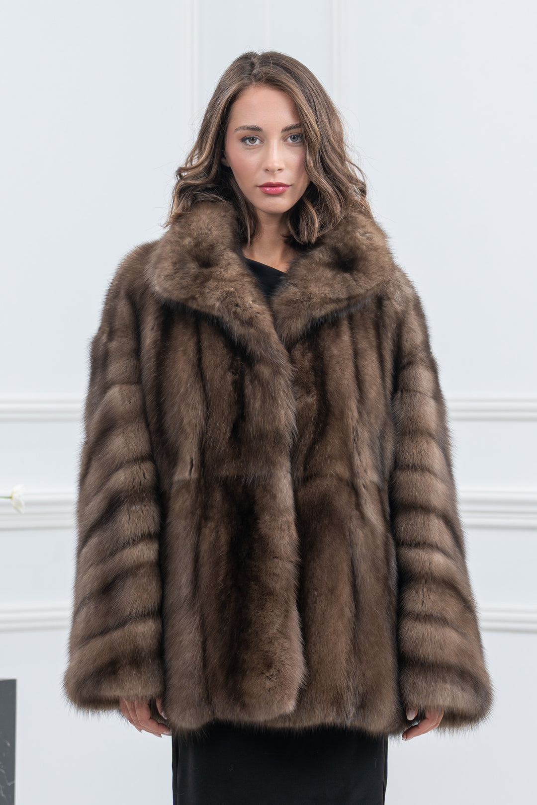 Platinum Russian Sable Fur Short Jacket - Women&