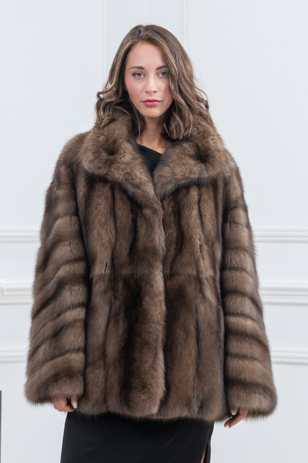 Platinum Russian Sable Fur Short Jacket - Women&